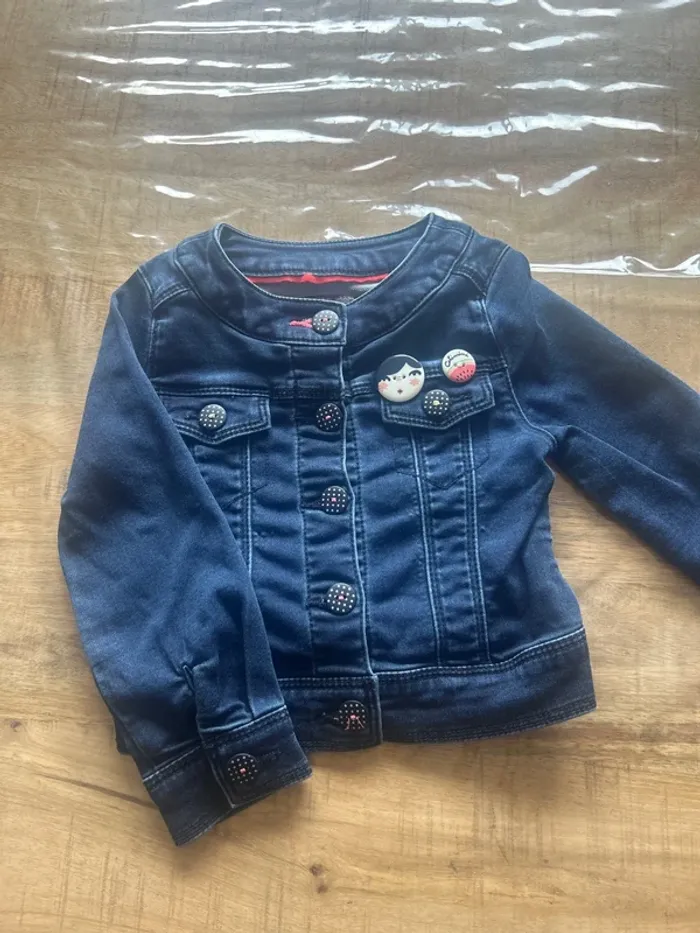 Veste en jean bébé fille catimini