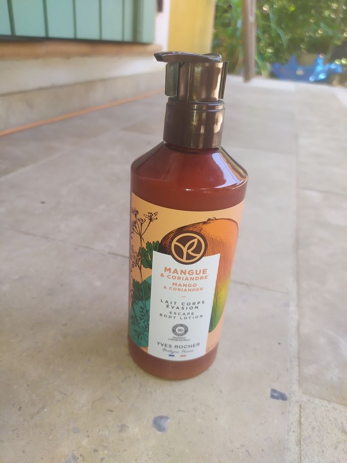 Lait corps + crème mains  mangue et coriandre - photo numéro 2