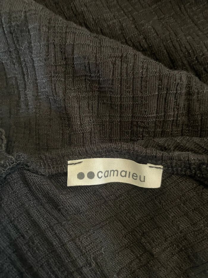 Robe noire à bretelles Camaïeu taille S - photo numéro 5