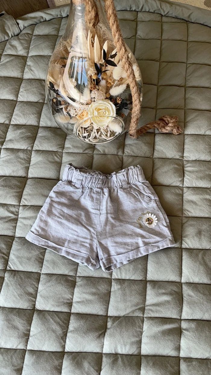 Short gris 3 mois Smiley