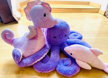 Lot peluches de la mer