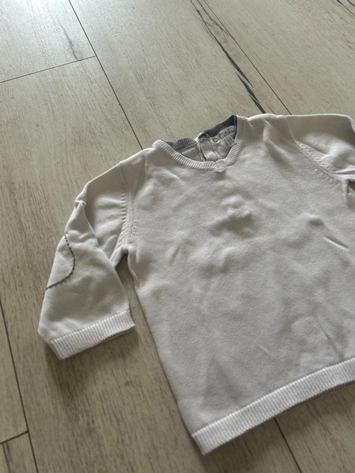 Pull blanc - photo numéro 3