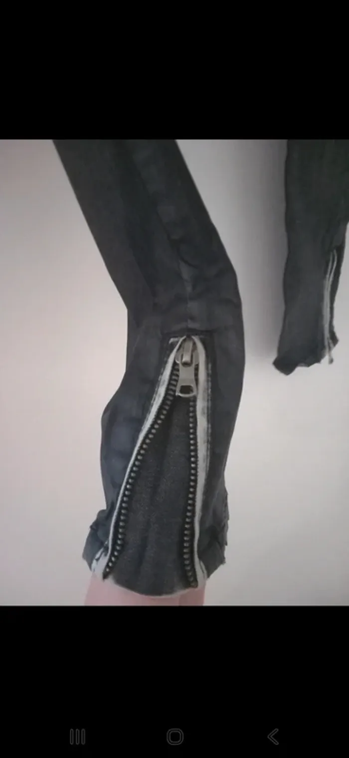 Jean simili cuir noir – Kookaï – Taille 44 - photo numéro 3