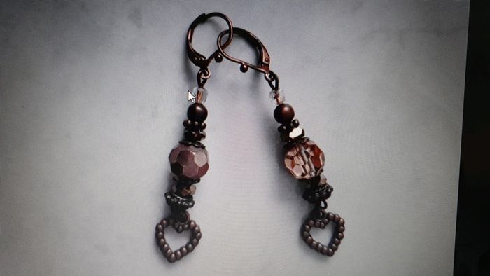Boucles d'oreilles femme pendante neuves