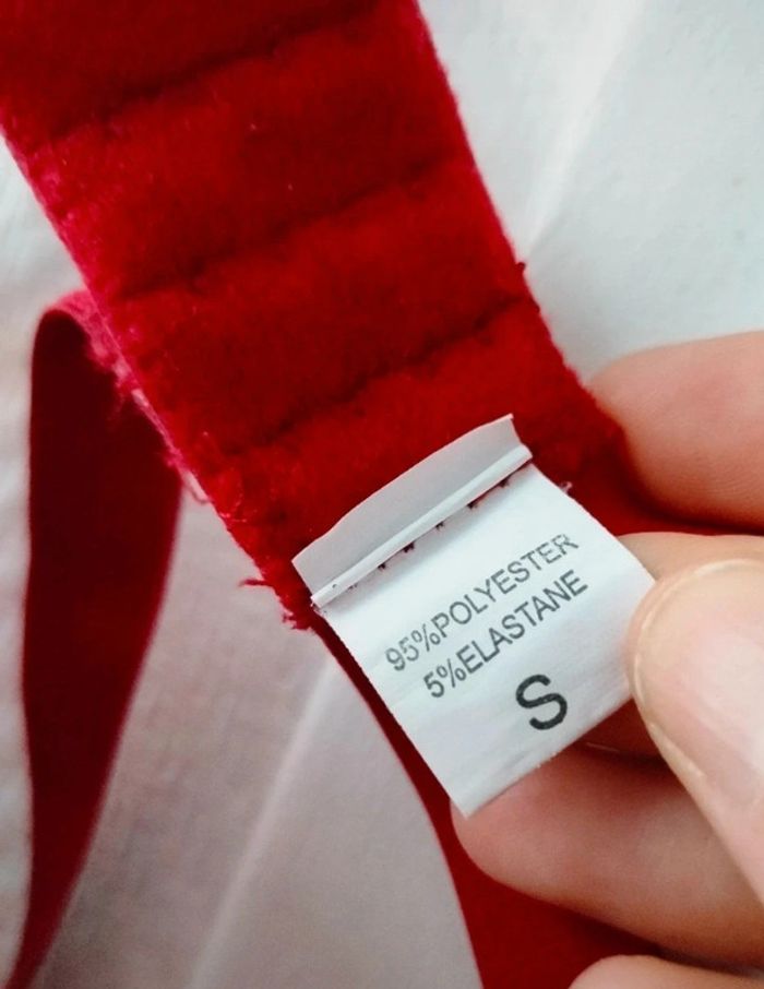 Soutien-gorge dentelle rouge S - photo numéro 3