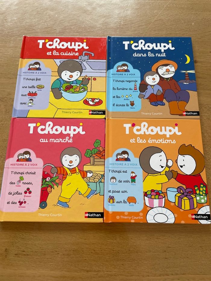 4 livres tchoupi