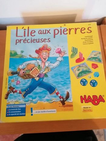 jeu l'île à pierres précieuses haba