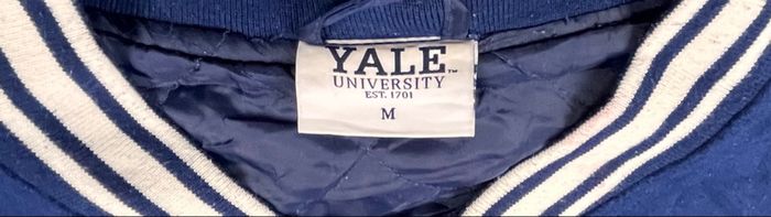 Bomber university USA Yale bleu/blanc taille L – très bon état - photo numéro 6