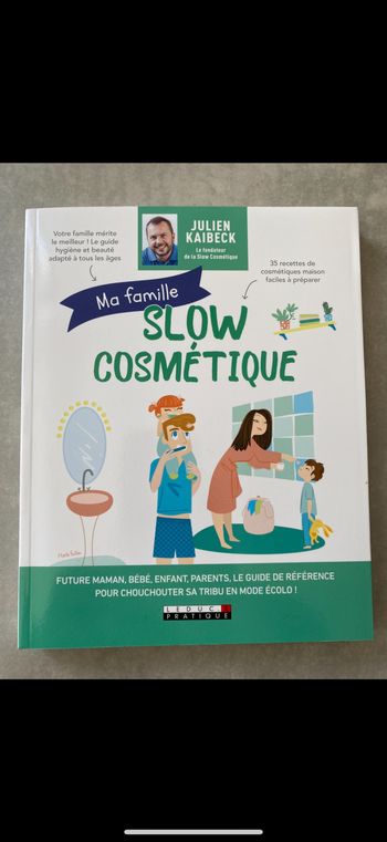 Livre Ma famille Slow cosmétique