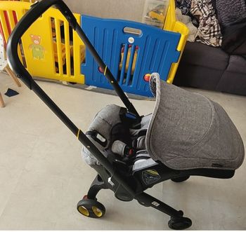 Pousette 4en1 + protège de pluie