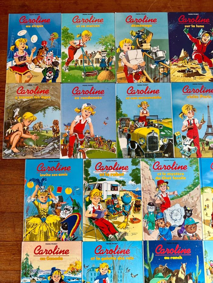 Lot superbe de 18 livres Caroline complets bon état Pierre Probst albums - photo numéro 4