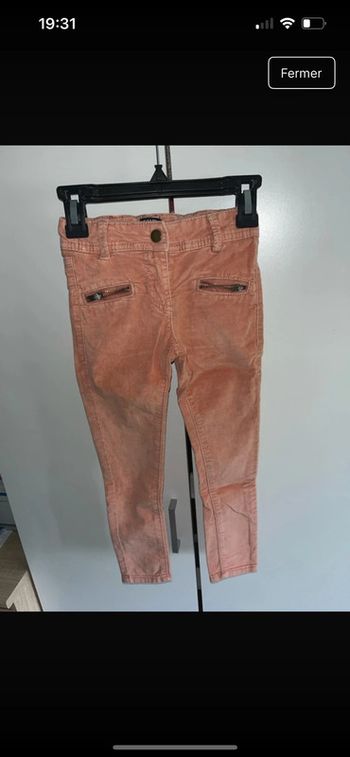 Pantalon en velour