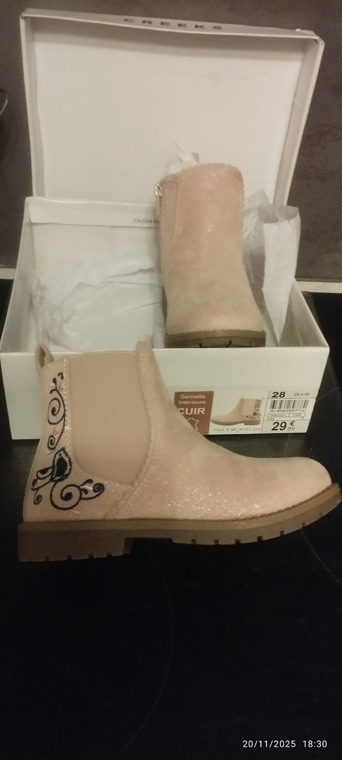 Bottines fille creeks - photo numéro 2