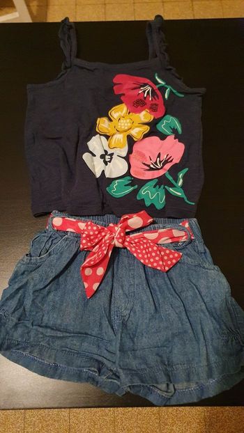 Lot de 8 ensembles été fille 18 mois