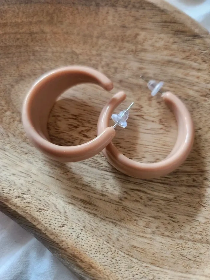 Anneaux créoles nude