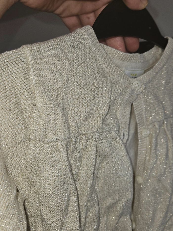 Gilet doré magnifique – Tape à l'œil – 23 mois (86 cm) - photo numéro 2