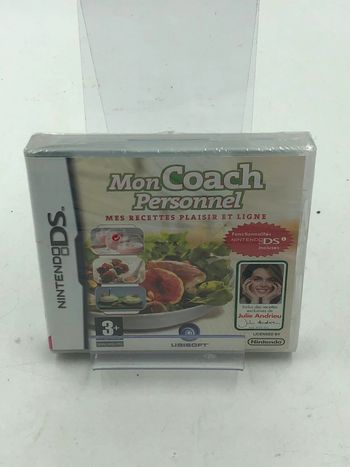 Jeu vidéo Mon coach personnel mes recettes plaisir et ligne sur console Nintendo Ds neuf