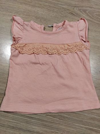 T-shirt rose 3 mois