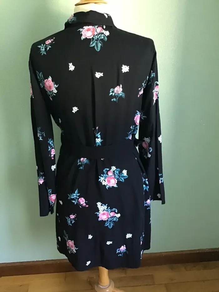 Robe chemise manches longues - photo numéro 2