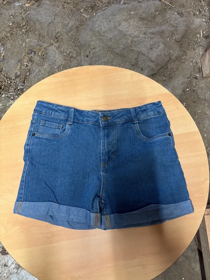Short en jean fille