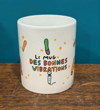 Mug drôle adultes - Mug des bonnes vibrations