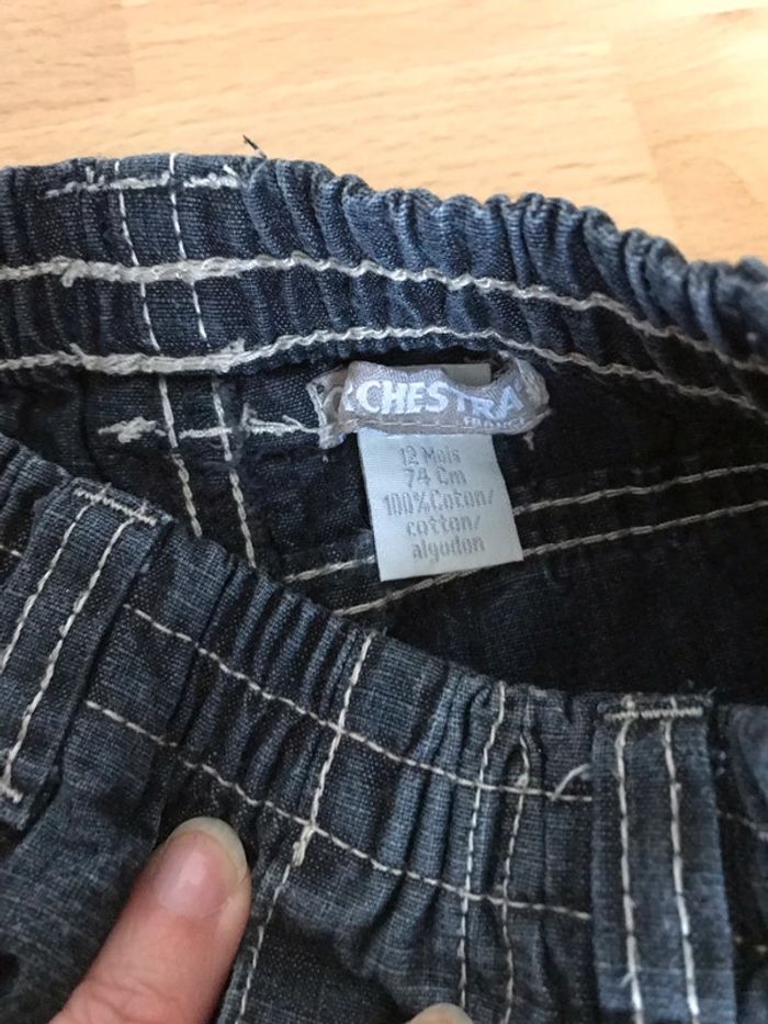 Pantalon jean garçon 12 mois Orchestra - photo numéro 3