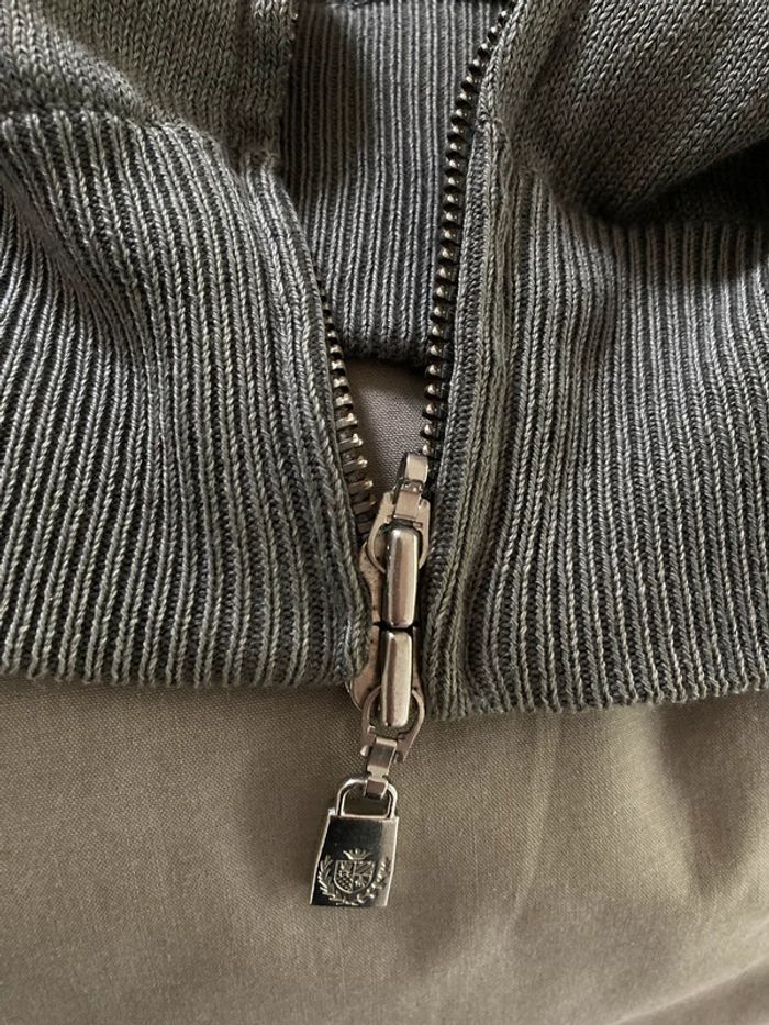 Magnifique gilet gris made in Italy || 100% coton || Della ciana - photo numéro 6
