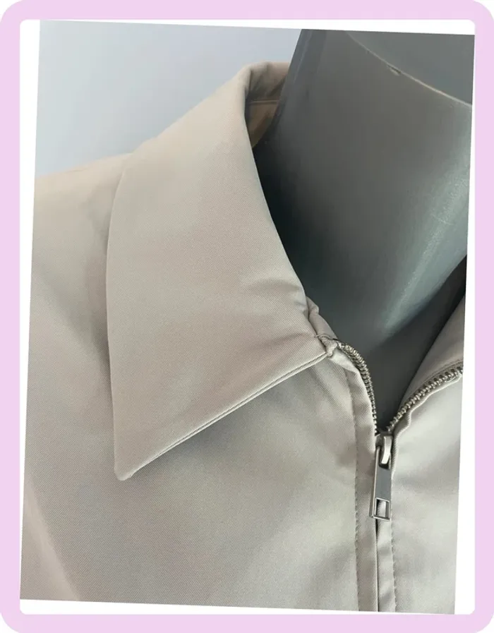 Veste Zara bleu gris clair – taille M – élégante & parfaite mi-saison - photo numéro 2