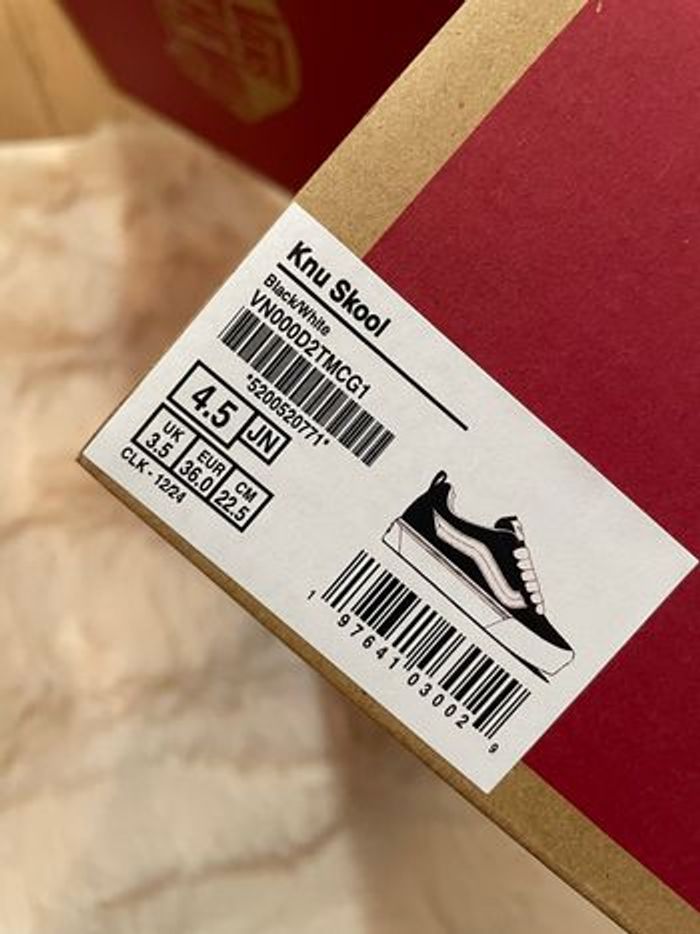 Vans Knu Skool taille 35 noir et blanches - photo numéro 7