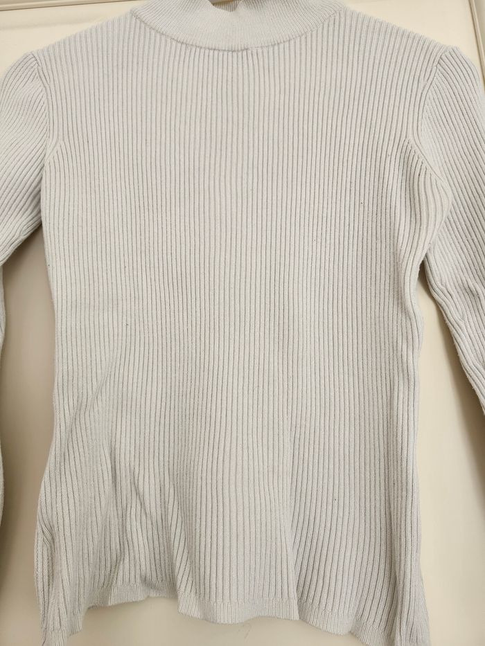 Pull col roulé blanc crème Jennyfer taille M - photo numéro 5