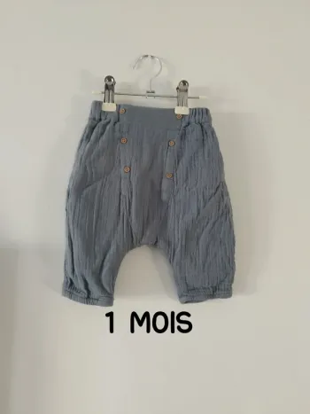 Pantalon bébé garçon 1 mois