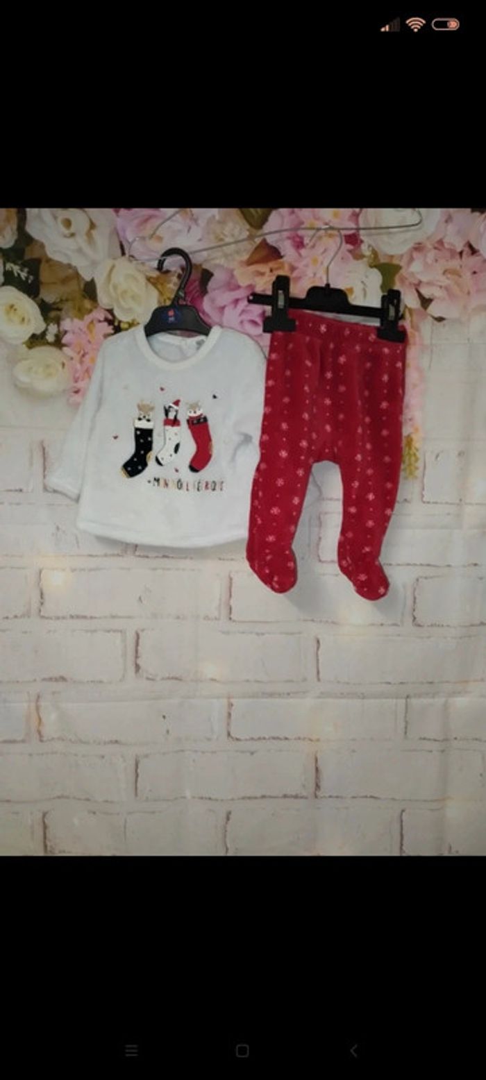 Pyjama deux pièces noël 6mois