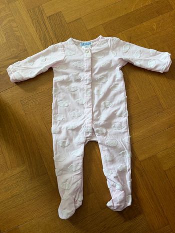 Pyjama léger rose avec nuage blanc Jacadi 6mois