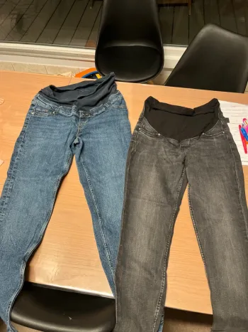 2 pantalons maternité taille M h&M