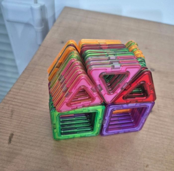 50 aimants construction magnétique neuf comme des geomag neuf - photo numéro 2