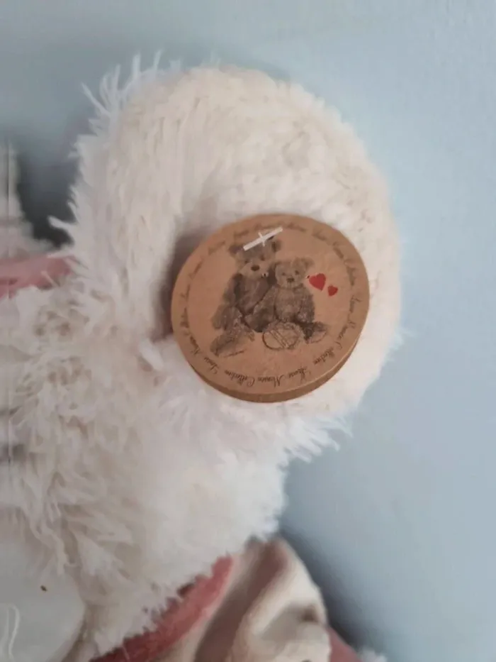 Peluche souris 35 cm Louise mansen neuve - photo numéro 3