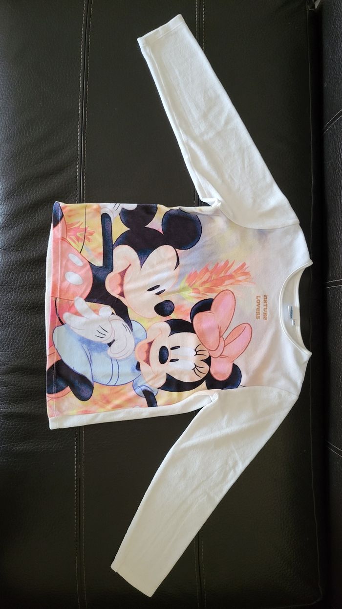 Pyjama en velours Minnie et Mickey 7-8 ans - photo numéro 2