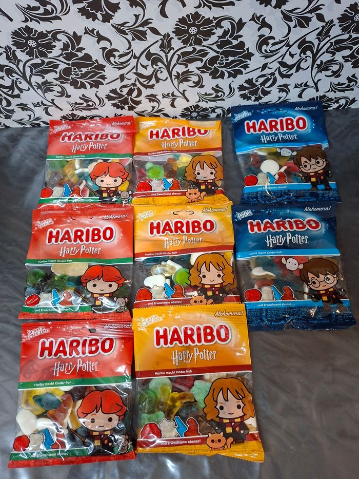 Bonbons 🍬 haribo harry potter lot de 8 paquets de 160 gr chacun