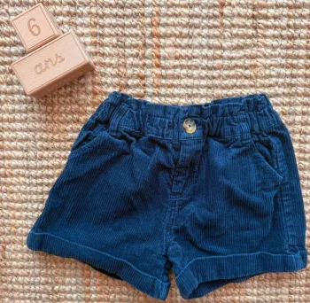 Short velours côtelé Vertbaudet 6ans / 116cm