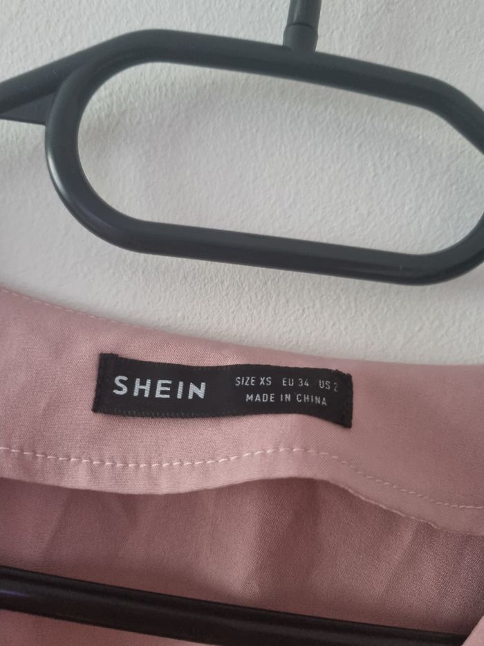 Blouse rose manche longue - photo numéro 4