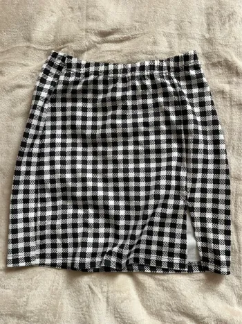 Jupe courte à carreaux