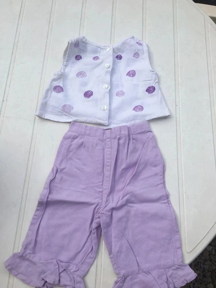 Débardeur + pantalon 9mois