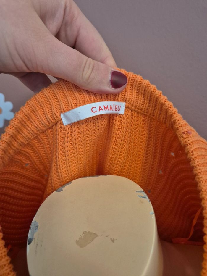 Pull orange Camaïeu L - photo numéro 6
