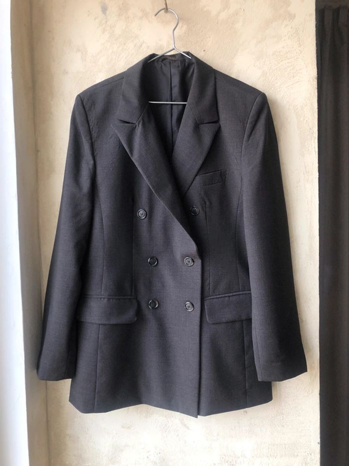 Blazer croisé marron vintage 42