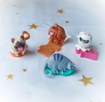 Secret life vie animaux comme bêtes personnage figurine Kinder chloé gidget duke mel