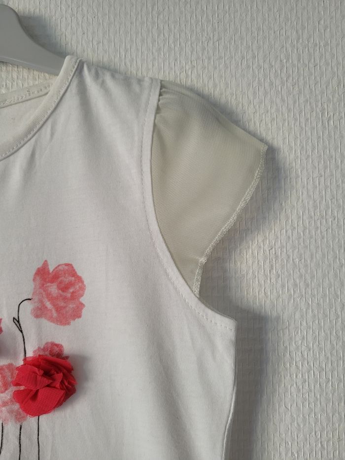 T-shirt écru Tom Tailor 4/5 ans TBE - photo numéro 3