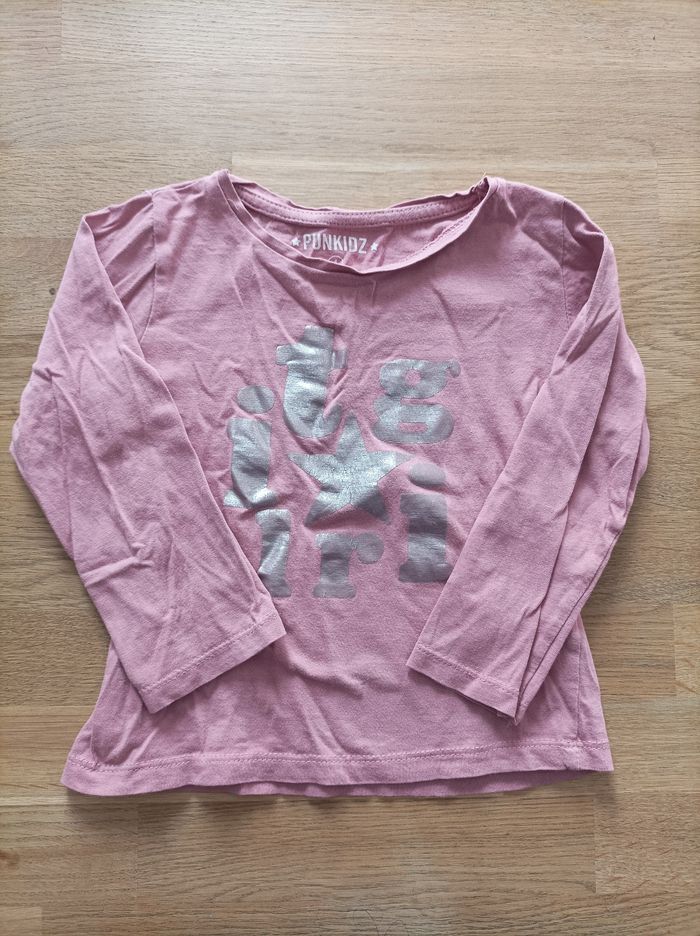 Lot de 6 t-shirts manches longues fille 4 ans - photo numéro 4