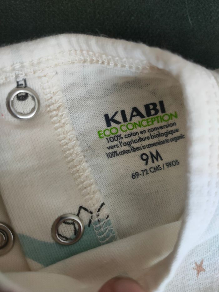 Grenouillère pyjama 1 pièce pour bébé garçon 9 mois Kiabi fin - photo numéro 3