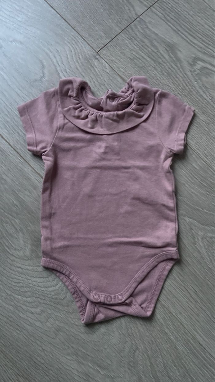 Lot vêtements body bébé fille 0-3 mois été - photo numéro 5