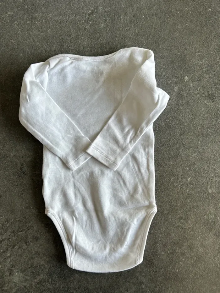 Lot de 3 bodys manches longues 6 mois - photo numéro 2